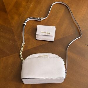 Michael Kors Blush Crossbody Bag and Wallet